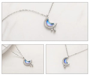 Blue Moon in the Water Bohemia Necklace