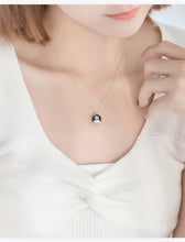 Load image into Gallery viewer, Party Blue Gravel Gem Stone Pendant Necklace