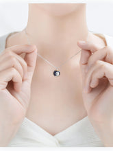 Load image into Gallery viewer, Party Blue Gravel Gem Stone Pendant Necklace