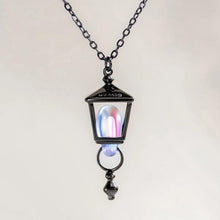 Load image into Gallery viewer, Black Roman Lamp Light Design Necklace