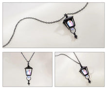 Load image into Gallery viewer, Black Roman Lamp Light Design Necklace