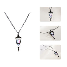 Load image into Gallery viewer, Black Roman Lamp Light Design Necklace