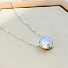 Load image into Gallery viewer, Aurora Pendant Necklace Halo Crystal Gemstone