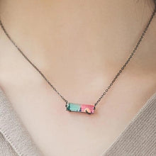 Load image into Gallery viewer, Gradation Crystal Beauty Sunset Symphony Chain Necklace