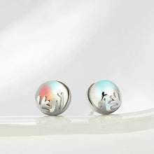 Load image into Gallery viewer, Aurora Forest Stud Earrings