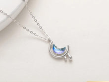 Load image into Gallery viewer, Blue Moon in the Water Bohemia Necklace