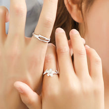 Load image into Gallery viewer, White Cherry Blossom Natural Pearl Shell Flower Branch Rings