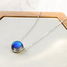 Load image into Gallery viewer, Aurora Pendant Necklace Halo Crystal Gemstone