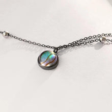 Load image into Gallery viewer, Milky Way Silver Pendant Necklace Galaxy Crystal Black Chain