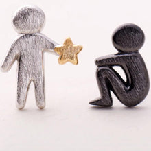 Load image into Gallery viewer, Picking Gold Stars for you Design Stud Earrings