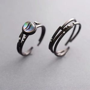 Milky Galaxy Stars Astronomy Ring Magical Gemstone