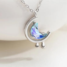 Load image into Gallery viewer, Blue Moon in the Water Bohemia Necklace