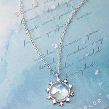 Load image into Gallery viewer, Handmade Gemstone Snow Shape Necklace