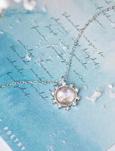 Load image into Gallery viewer, Handmade Gemstone Snow Shape Necklace