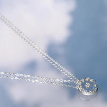 Load image into Gallery viewer, Bohemia Transparent Blue Chain Link Pendant Necklaces