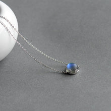 Load image into Gallery viewer, Aurora Pendant Necklace Halo Crystal Gemstone