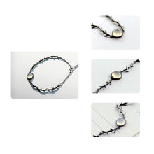 Load image into Gallery viewer, Moonstone Branch  Chain Bracelets Dainty Gemstone