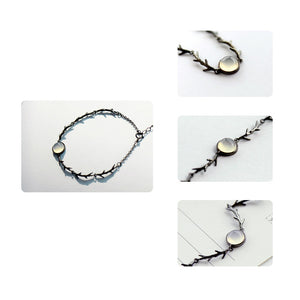 Moonstone Branch  Chain Bracelets Dainty Gemstone