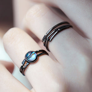 Milky Galaxy Stars Astronomy Ring Magical Gemstone