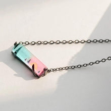 Load image into Gallery viewer, Gradation Crystal Beauty Sunset Symphony Chain Necklace